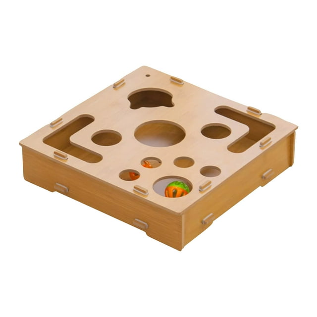 Cat Intelligence Maze Box With Treat Dispenser For Mental Stimulation And Problem-Solving Practice