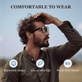 thumbnail image 3 of IOWODO Bluetooth Smart Glasses for Women Men, Open Ear Audio glasses, Hands-Free Calls, Voice Assistant, UV & Blue Light Lens, White, 3 of 7