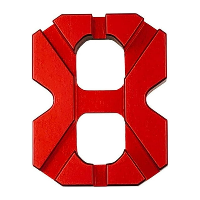 ruzhgo Clé à Molette Outil de Réparation de Rayons de Vélo Kit Métallique Serré Fil de Jante Durable Facile à Utiliser Entretien Réparation Multi-Usage Noir Rouge