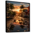 thumbnail image 2 of Designart "Puerto Rico horizon" Puerto Rico Floater Framed Canvas Print, 2 of 7