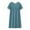 Blue-1, variant on Charmgo Summer Pajamas, Summer Cotton Silk Short Sleeve Dress for Middle Aged Women New Loose Fit Home Wear Elderly Sleepwear Plus Size Dress Women's Lingerie, Sleep & Lounge Hot Pink