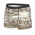 thumbnail image 5 of Goofa Vineyard Landscape 1 Printed Men's Boxer Briefs Underwear, Moisture-Wicking Underwear, Trunk,Soft and Breathable Cotton Underwear-XX-Large, 5 of 9