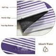 thumbnail image 6 of Purple Ombre Stripe Runner Rug 2x6 FT, Non Slip Hallway Rugs, Farmhouse Striped Gradient Washable Soft Floor Carpet Non-Shedding Throw Runner Carpet Long Rug for Entryway Kitchen Bedside Sliding Door, 6 of 8