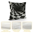 thumbnail image 4 of JEUXUS  Pillow Covers  Black and White Buffalo Plaid with Ruffle Fall Pillows Farmhouse Pillow Covers Fall Decorations Cushion Covers for Porch Decor,Couch,Bed, 4 of 5
