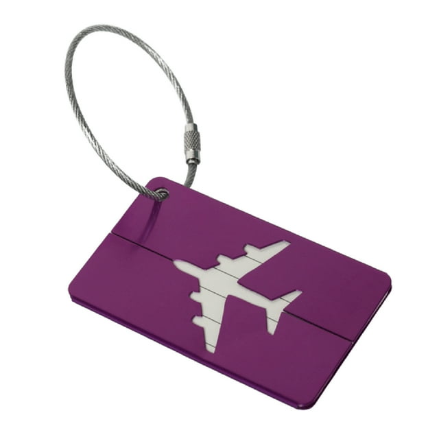 Luggage Tag With Address Tag Suitcase Tag Aluminum Luggage Tag Luggage Tag Suitcase For Quick Find Travel Bag Compression Cubes Adapted for Luggage Air Vacuum Bags Desk Makeup Organizer Clothes Bag