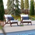 thumbnail image 2 of RST Brands Vaughn Wood and Fabric Club Chairs in Centered Ink/White, 2 of 6