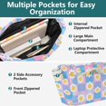 thumbnail image 3 of FORMRS Tote Bag for Women Quilted Large Capacity Travel Work Carry On Shoulder Handbag, Playful Daisy, 3 of 7