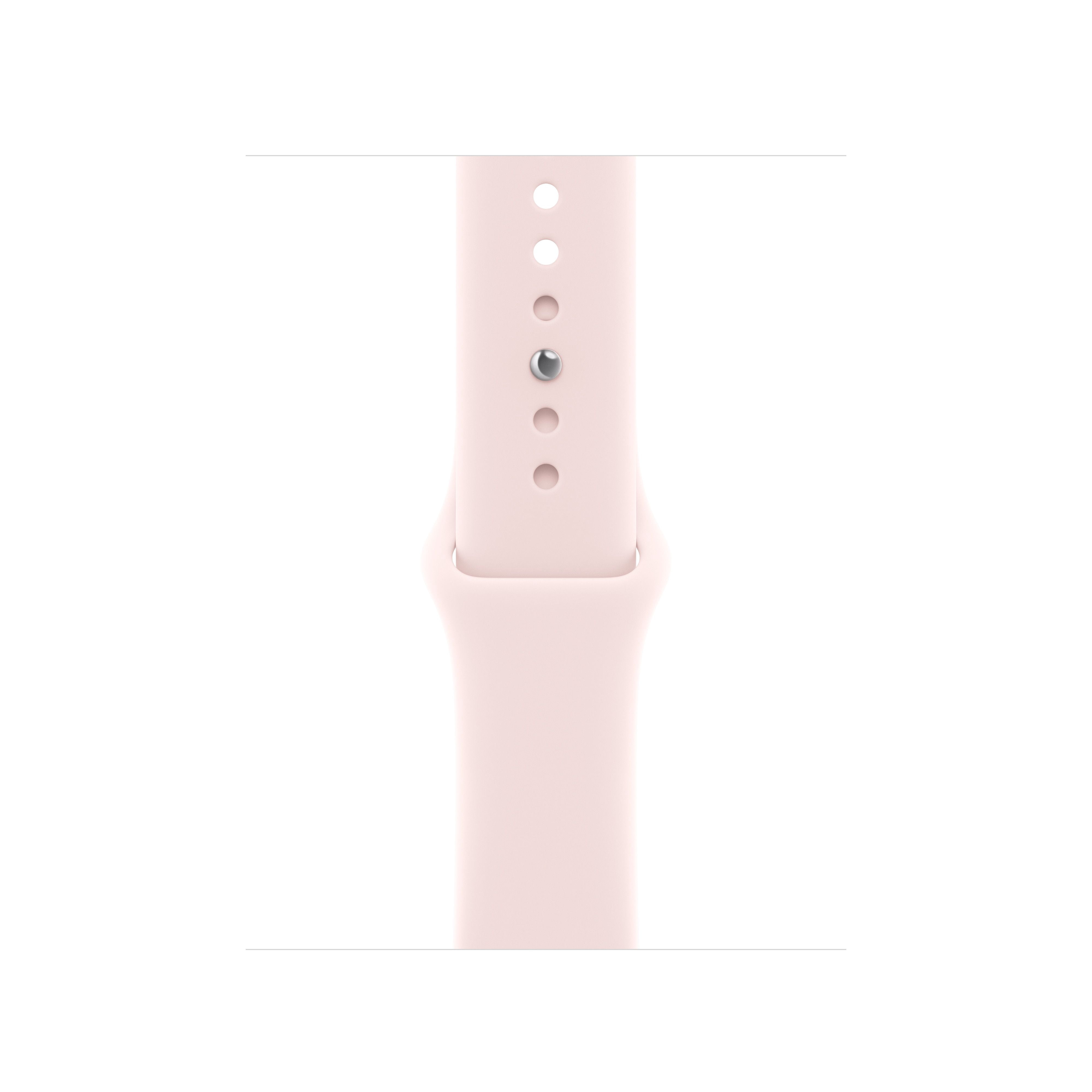 Apple Soft Pink 42mm Sport Band (S/M) – Compatible with Apple Watch 38mm, 40mm, 41mm Models