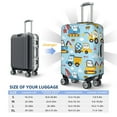 thumbnail image 6 of Xecao Building Truck print Elastic Luggage Cover, with double-sided print , is perfect for travel, business, and daily use, 6 of 9