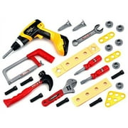 Smart Tools Deluxe Children's Kid's Pretend Play Toy Work Shop Toolset w/ Power Drill, Tools, Perfect for your Little Builder