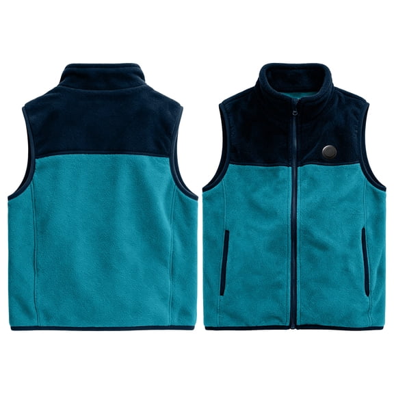 BFHHYA Fleece Heated Vest for Boys Girls 3 Heating Zones Jacket Lightweight USB Electric Heated Coat Winter Warm Outerwear
