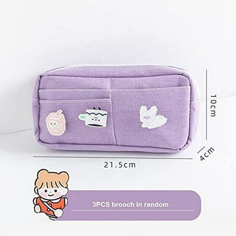 Wholesale Large Capacity Aesthetic Cute Pink Pencil Case With Zipper Kawaii  Stationery Pouch For Students And School Supplies HKD230902 From  Flying_king18, $6.9
