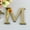 M, variant on Vikakiooze 26 Letters Diy 3D Mirror Acrylic Wall Sticker Decals Home Decor Wall Art Mural