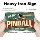 thumbnail image 3 of Letrero de metal para jugar al pinball, letreros de metal para sala de juegos, máquinas de pinball, placa vintage para cueva de hombre, arte de pared de hierro, póster, letrero de aluminio antiguo, 3 of 7