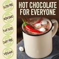 thumbnail image 3 of Castle Kitchen Spicy Hot Chocolate (2 Pack, 14oz Ea.) - Winter Favorite - Dairy Free, Vegan Mexican Hot Cocoa Mix made With Natural Chili Spiced Flavors - Unique Ancient Aztec Flavor, 3 of 5