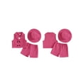 thumbnail image 3 of Kids Girls Shorts Set, Elegant Camisole with Shorts Gilet Belt Hat Summer Outfit, 3 of 10