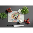 thumbnail image 5 of Yorkshire Terrier Hippie Dawg Glass Cutting Board Large 12 in x 15 in, 5 of 5