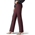 thumbnail image 3 of Lee Women's Secretly Shapes Regular Fit Straight Leg Pant, Espresso, 4, 3 of 5