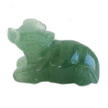 Figurine Handmade Sculpture - Jade Ox Statue