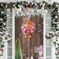 thumbnail image 4 of Christmas Gingerbread Wreath, 22 Inch Gingerbread Door Wreath with Lollipop Hanging Wreath for Christmas Home Door Wall Window Decor (Bow), 4 of 8