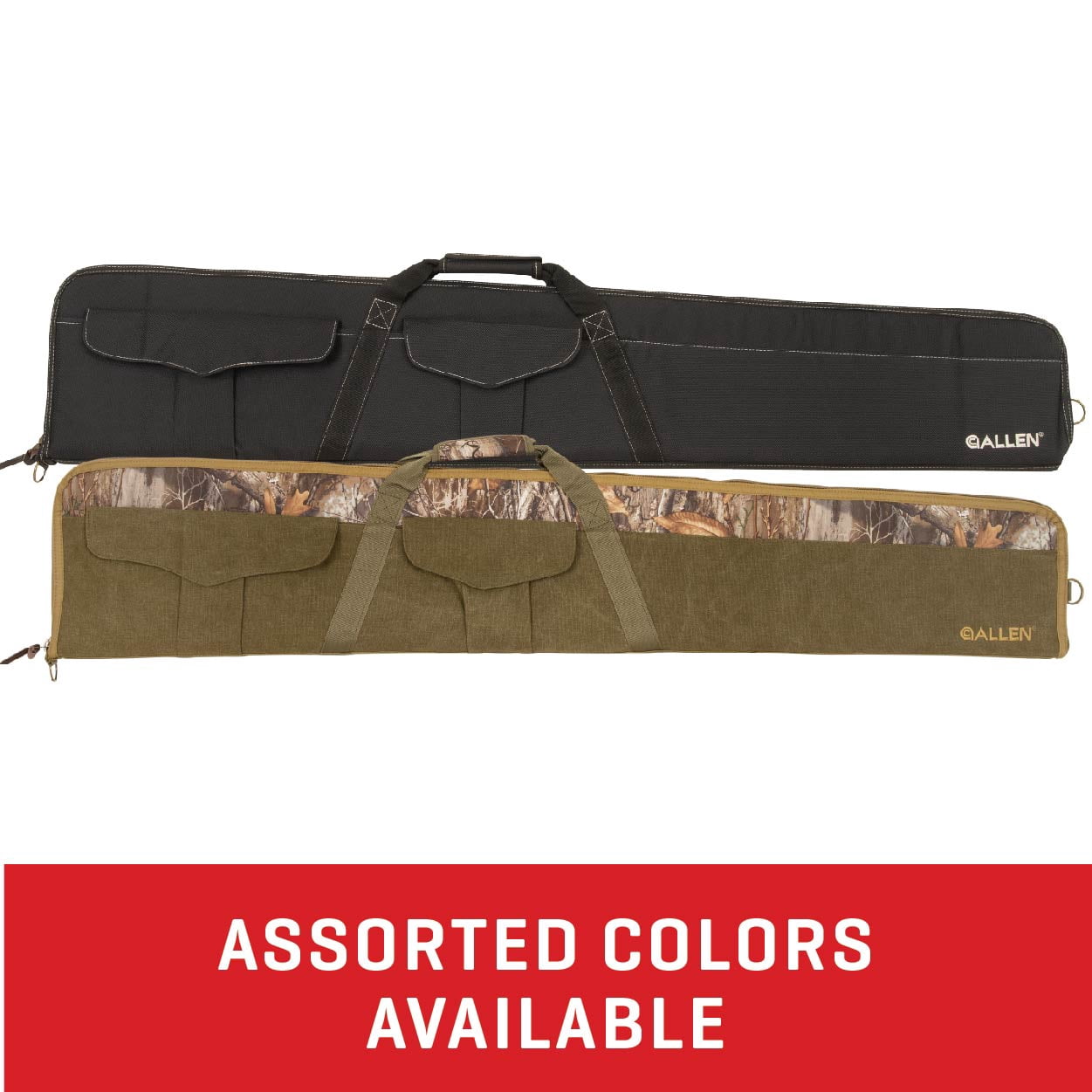 Allen 50" Stockton Rifle & Shotgun Case, Assorted Colors, Black & Brown & Camo, Polyester, 896A