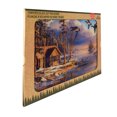 thumbnail image 5 of Rivers Edge Products Large 12in x 16in Decorative Tempered Glass Cutting Board, Hypoallergenic, Non Slip, Textured Surface Chopping Board for Kitchen, Cabin in the Woods, Spring Arrivals, 5 of 5