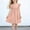 Coffee, variant on Crunowin Girls Summer Dress Sleeveless Round Neck Linen Look Flutter Sleeve Detail Kids Casual Summer Dress Coffee Size 6/7