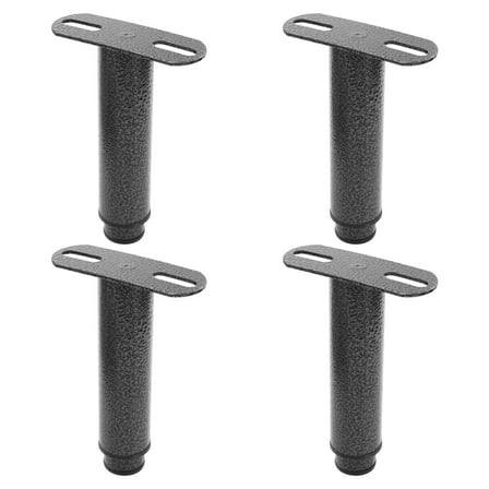 FUEENIRVA 4Pcs Adjustable Bed Support Legs Metal Furniture Feet for 16.0X11.0X4.0in