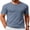 Dark Grey Blue, variant on COOFANDY Men's Crewneck T Shirts Knit Tops Casual Fashion Summer Short Sleeve Knitted Pullover Solid Tees