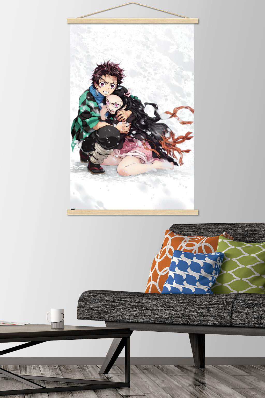 FrameArmy Anime Demon Slayer Tanjiro Nezuko Cosplay Cute Cat Fan Art Canvas  Art Poster and Wall Art Picture Print Modern Family Bedroom Decor Posters  20×30inch(50×75cm) : : Home
