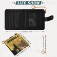 thumbnail image 3 of Small Wallet For Women Bifold Leather Pocket Coin Credit Card Holder With RFID Blocking Wearing An Ornament, 3 of 6