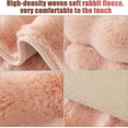 thumbnail image 6 of Thick Rabbit Plush Sofa Cushion, 2023 New Non-Slip Sofa Cover, Soft Faux Throw Couch Cushion Covers Furniture Protector Mat ( Pink, 45*45cm ), 6 of 7