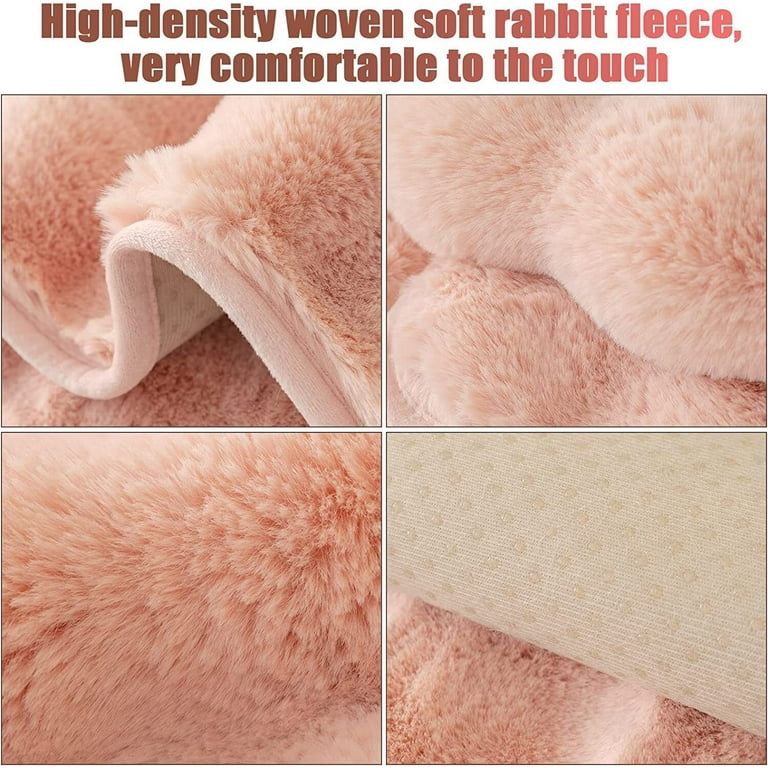  soputry Thick Rabbit Plush Sofa Cushion, 2023 New Non