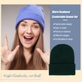 thumbnail image 4 of Gorro Beanie Unisex Minnieouse Skullcap Hilo Multifuncional a Prueba de Viento Verde Oscuro, 4 of 5