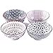 thumbnail image 3 of Japanese Rice Bowls Set of 4, 4.5 Inch, Ceramic Rice Bowls Sushi Bowls Sauce Bowls, Glazed Tableware of Various Designs, Suitable for Dessert Snacks, Cereal Soup, 3 of 4