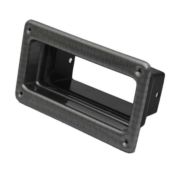 Rinker Boat Stereo Housing Insert 52911 | 5 1/8 x 1 7/8 Inch Silver