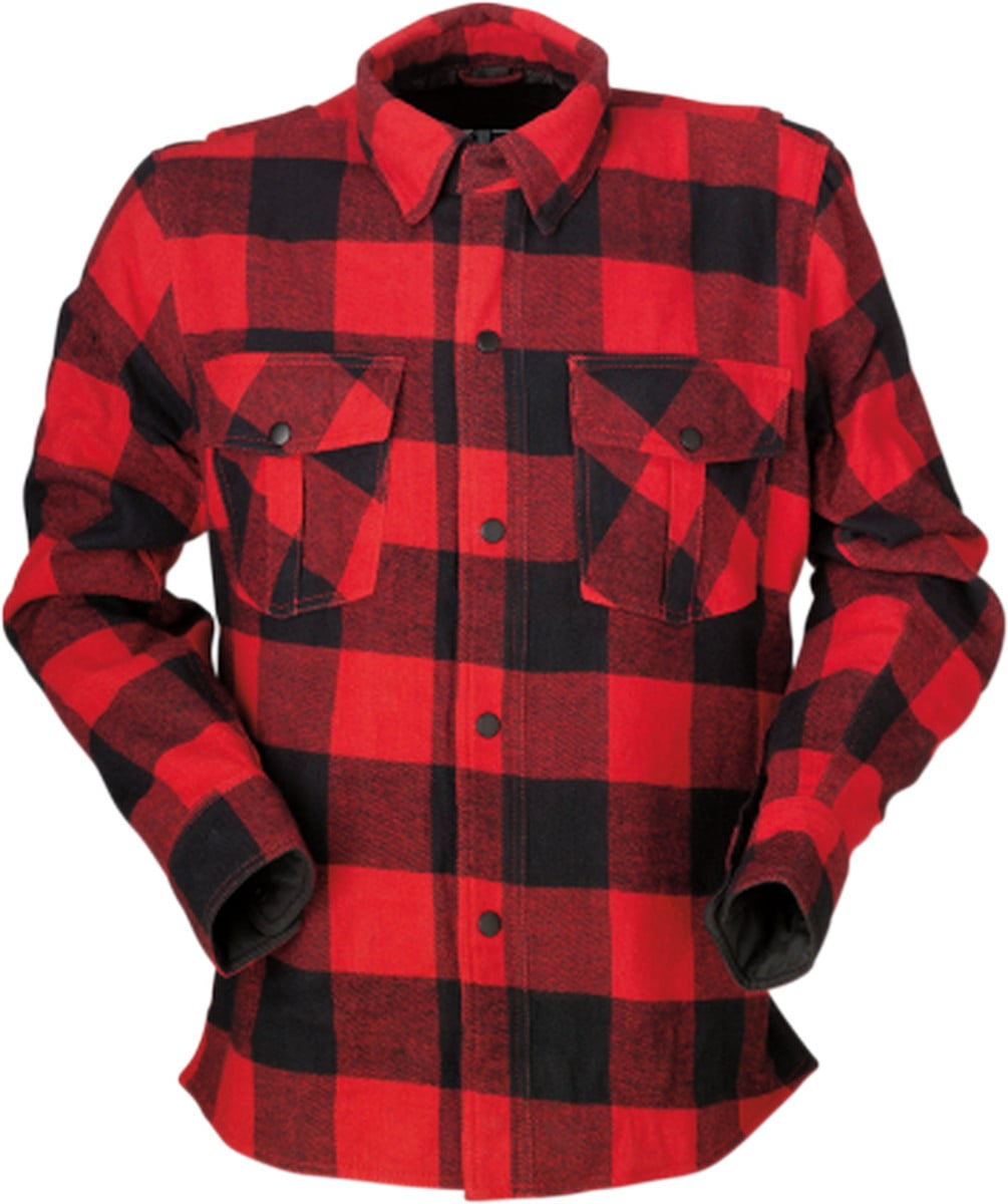 Tvunget forsøg Rute Z1R The Duke Mens Long Sleeve Flannel Shirt Red/Black 5XL - Walmart.com