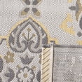 thumbnail image 6 of Safavieh Courtyard Louis Geometric Indoor/Outdoor Area Rug, Anthracite/Light Gray, 5'3" x 7'7", 6 of 11