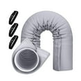 thumbnail image 7 of Sinyiin Air Conditioner Hose Sleeve 3 Layer Insulation Reusable Design Easy Installation Hose Insulation for 5in 5.9in Diameter, 7 of 7