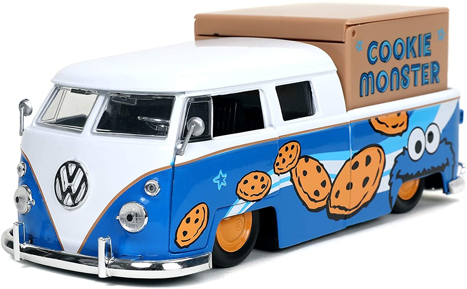 jadatoys 1/24 セサミストリート＆1963 VW バス ピックアップ JadaTOYS