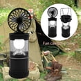 thumbnail image 4 of Linterna de Camping 2 en 1 con ventilador, luces de Camping portátiles impermeables a , lámpara de tienda plegable para viaje de pesca al aire Macarena Luz de tienda con ventilador, 4 of 8