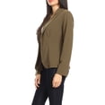 thumbnail image 4 of Women's Casual Long Sleeves Office Workwear Solid Blazer Jacket, 4 of 6