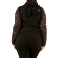 thumbnail image 5 of KVMeteor Manteau à Manches Longues en Dentelle Transparente pour Femmes Grande Taille avec Col à Revers, 5 of 5