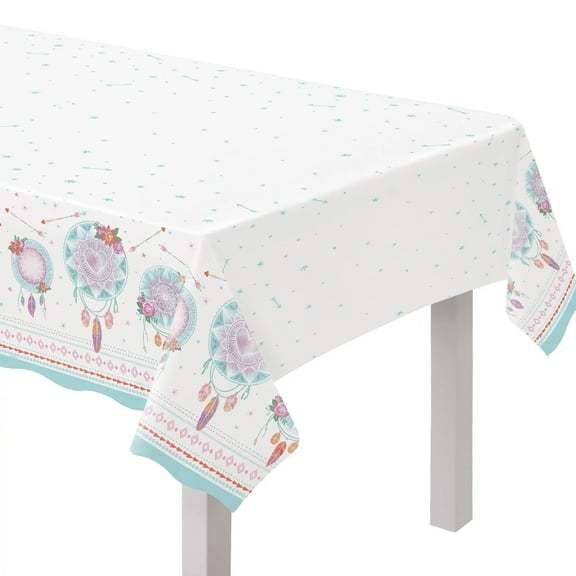 Boho Girl 'Free Spirit' Plastic Tablecover (1ct)