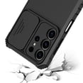 thumbnail image 3 of For Samsung Galaxy s24 Ultra Easy Viewing Kickstand Camera Protection Hybrid Case Cover - Black, 3 of 3