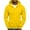 Yellow, variant on WTOBBY Men's Full Zip Up Plush Hooded Sweatshirt, Long Sleeve Pullover Jacket with Pockets, Tall Sizes Available for Casual and Outdoor Use,Black L