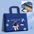 thumbnail image 1 of Cute Cartoon Printing Laptop Briefcase Portable Tote Bag For Student Book Storage Bag Handbag 01, 1 of 6