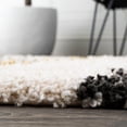 thumbnail image 5 of JONATHAN Y LONDON SHAG 2 x 8 Runner Rug, Nova Bold Strie - Beige/Black/Yellow, SHG102A-28, 5 of 9