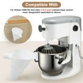 thumbnail image 3 of 2Pcs Silicone Flour Funnel for Artisan KSM150 and 4.5–5 Qt Tilt Head Stand Mixer Powder Funnel Dishwasher Safe for Kitchen Baking, 3 of 9