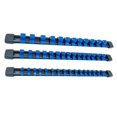 thumbnail image 2 of Panxico Big Sale,Socket Organizer Drive Tool Socket Bracket Bracket Kit Portable Socket Clamp Bracket Driver Plastic Sleeve Holder Multi Function Bracket (without Sleeve),Blue,Clearance, 2 of 9